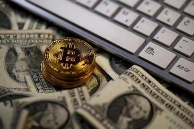 CryptoMates Mining Farm showcasing rows of Dogecoin mining machines powered by solar energy